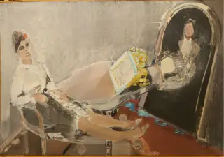 Pierre Carron, Hommage à Goya, 1960, oil on canvas, Beaux-Arts de Paris.