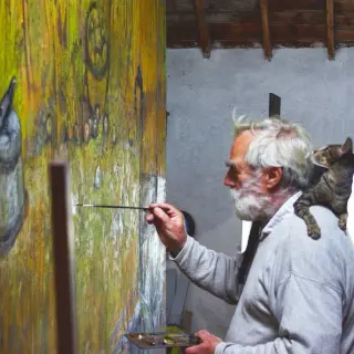 Oil painting lesson - Framing the format & sketching the face